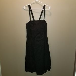 Vintage Lip Service Faux Corset Gothic Dress